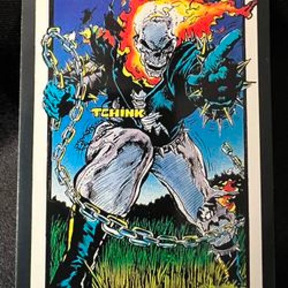 RARE VINTAGE 1992 Comic Images "GHOST RIDER PROMO CARD" - MINT